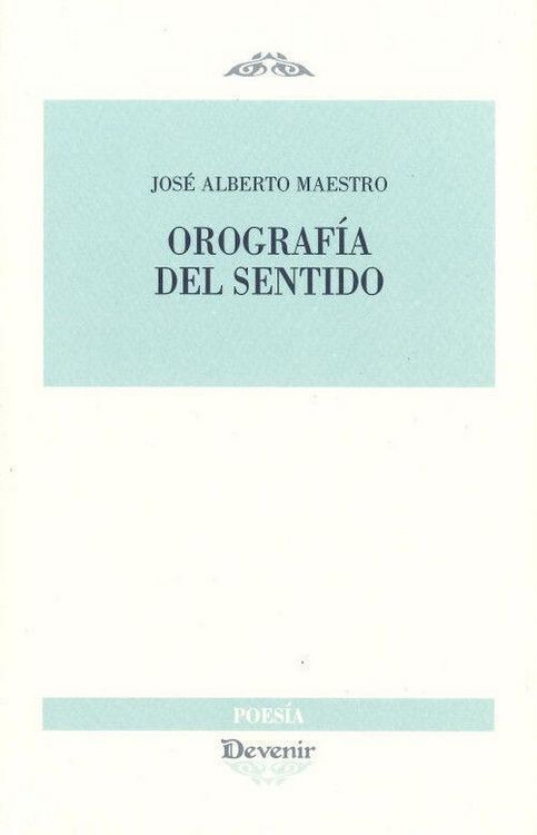 Produktbild: Orograf&iacute;a del sentido