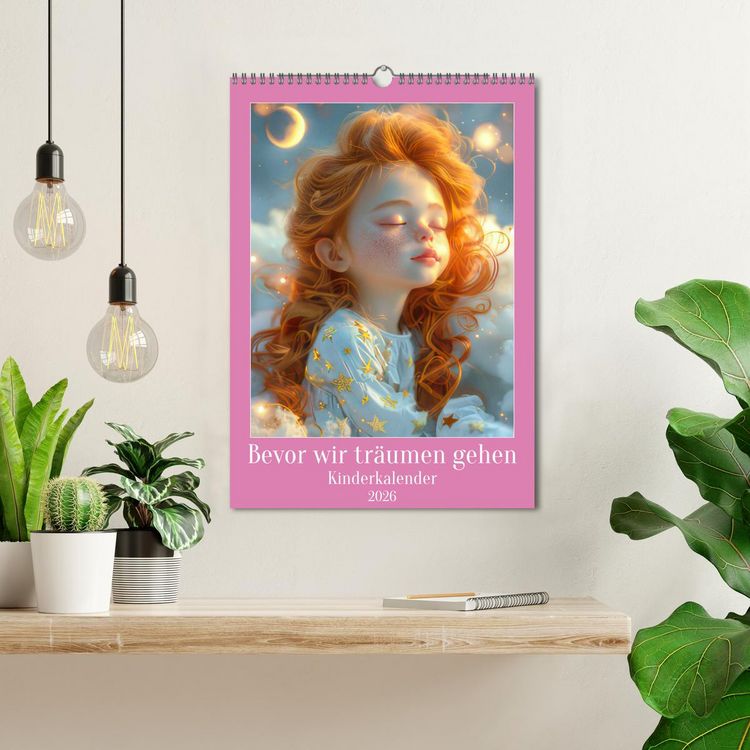 Produktbild: Bevor wir tr&auml;umen gehen - Kinderkalender (Wandkalender 2026 DIN A3 hoch), CALVENDO Monatskalender