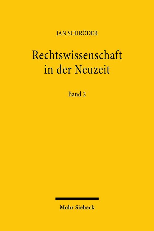 Produktbild: Rechtswissenschaft in der Neuzeit