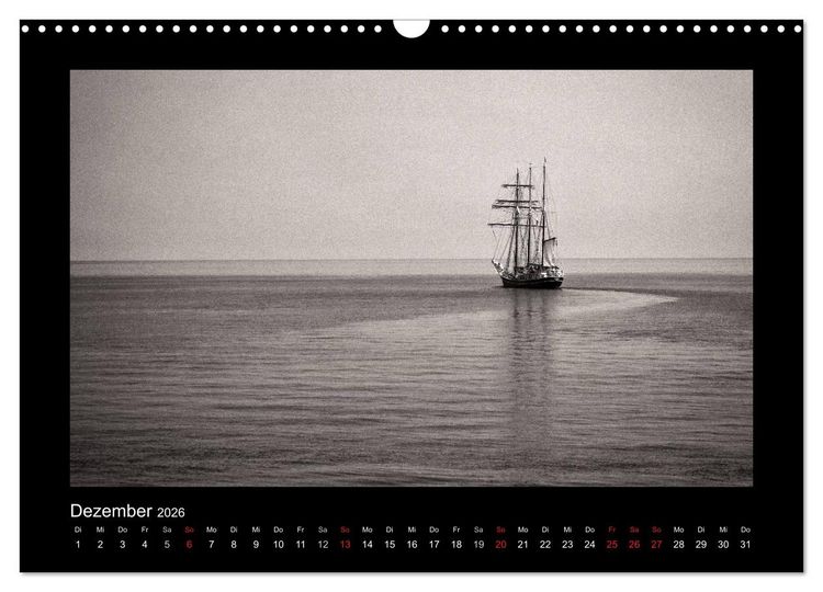 Produktbild: Segelschiffe auf der Ostsee (Wandkalender 2026 DIN A3 quer), CALVENDO Monatskalender