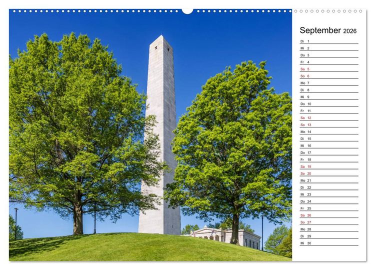 Produktbild: Stadtansichten aus Boston (hochwertiger Premium Wandkalender 2026 DIN A2 quer), Kunstdruck in Hochglanz
