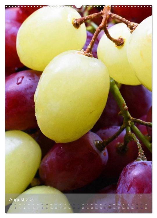 Produktbild: Blaubeeren, Himbeeren & Co - Makrofotografie in der K&uuml;che (Wandkalender 2026 DIN A2 hoch), CALVENDO Monatskalender