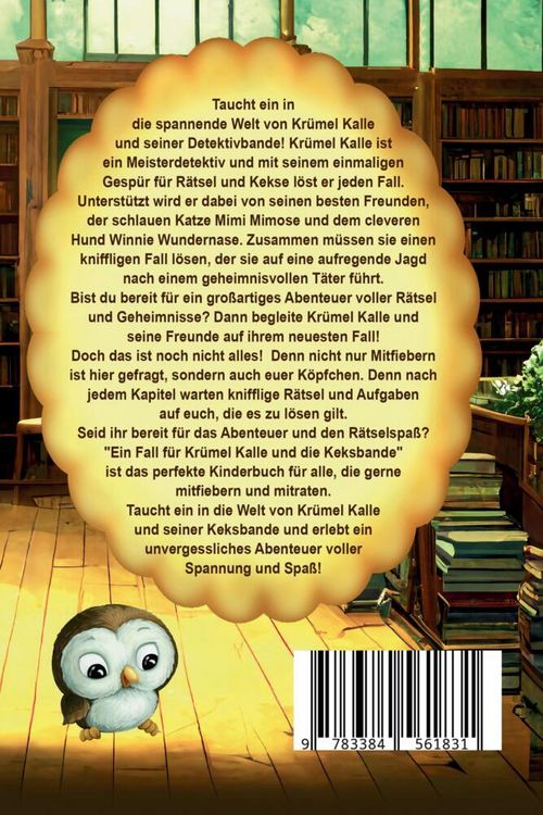 Produktbild: Das verschwundene Zauberbuch - Ein Fall f&uuml;r Kr&uuml;mel Kalle und die Keksbande