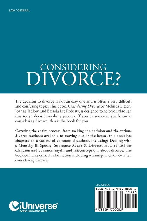 Produktbild: Considering Divorce?