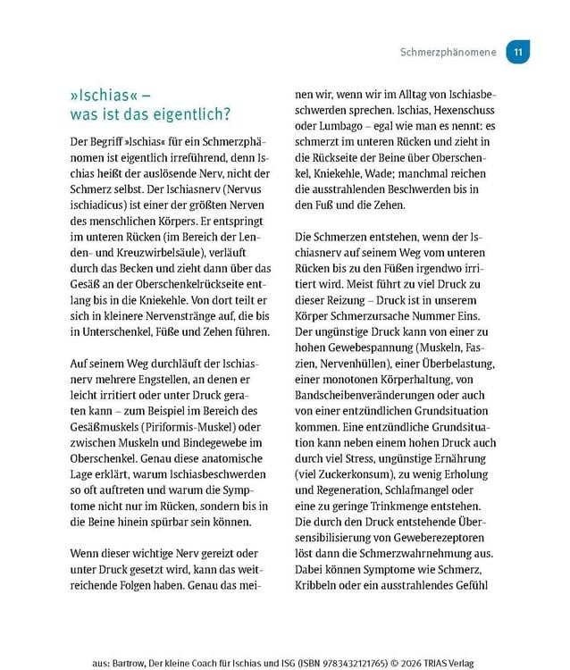 Produktbild: Der kleine Coach f&uuml;r Ischias und ISG