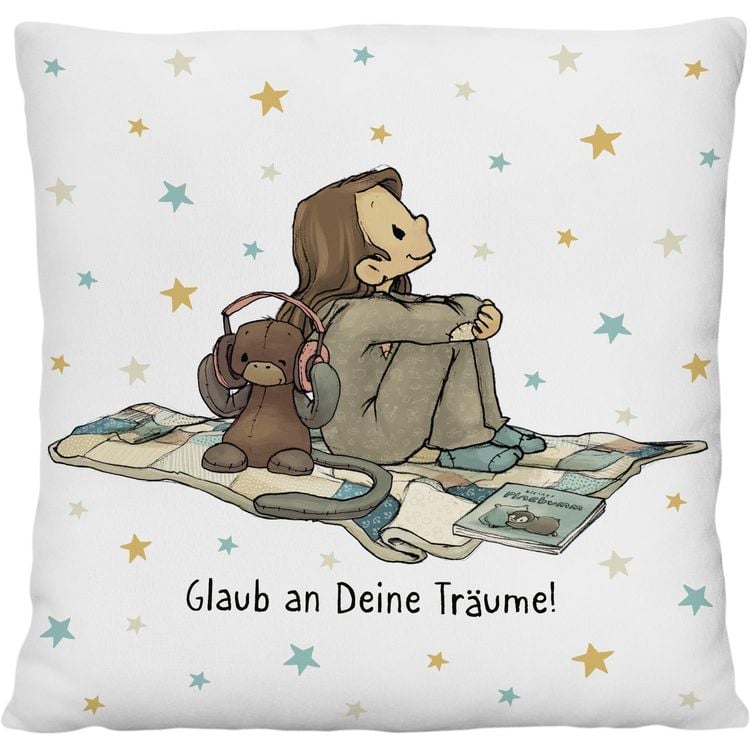 Produktbild: Plüschkissen Motiv 'Anouk'