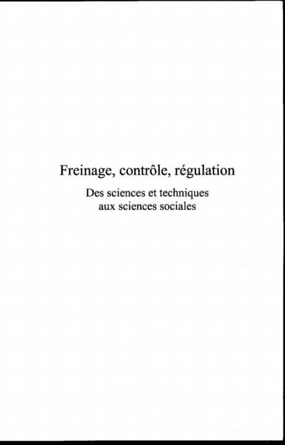 Produktbild: Freinage, controle, regulation