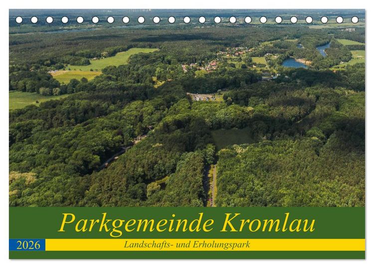 Produktbild: Parkgemeinde Kromlau (Tischkalender 2026 DIN A5 quer), CALVENDO Monatskalender