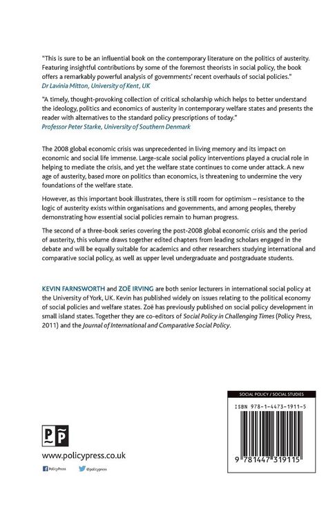 Produktbild: Social policy in times of austerity