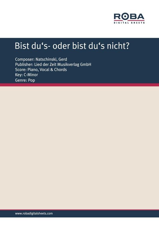 Produktbild: Bist du's- oder bist du's nicht?