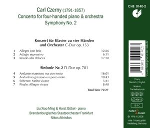 Produktbild: Piano Concerto for 4 Hands; Symphony 2