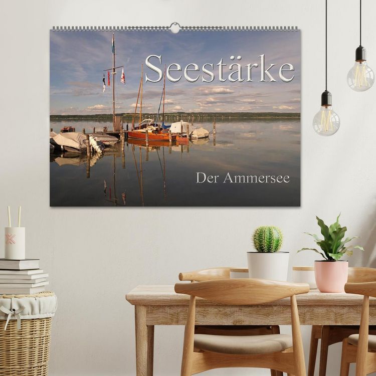 Produktbild: Seest&auml;rke - Der Ammersee (Wandkalender 2026 DIN A2 quer), CALVENDO Monatskalender
