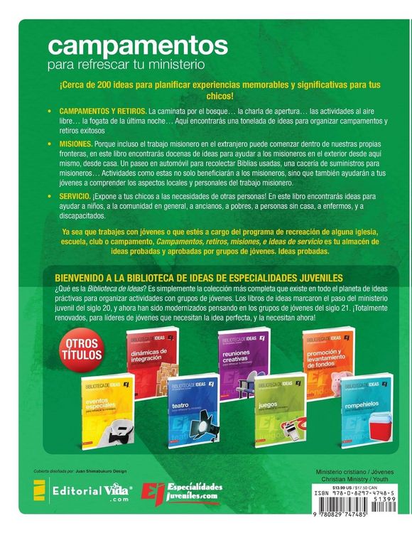 Produktbild: La Campamentos, Retiros, Misiones E Ideas de Servicio