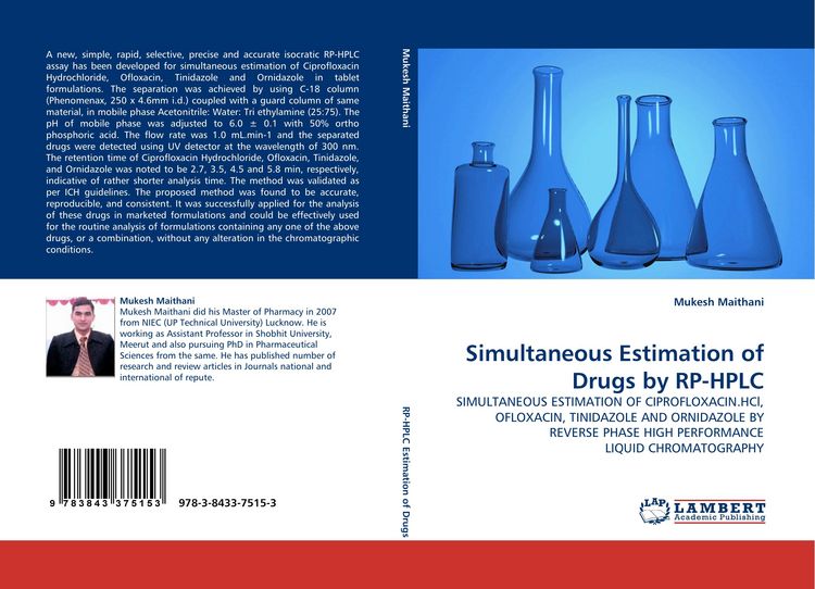 Produktbild: Simultaneous Estimation of Drugs by RP-HPLC