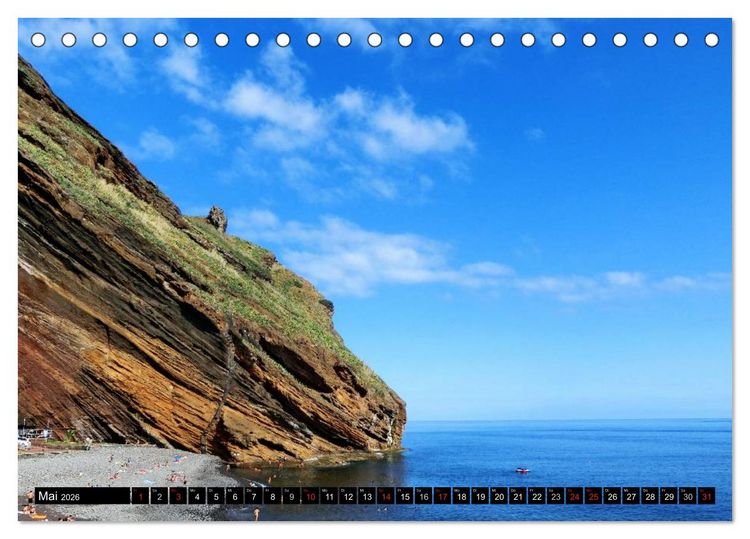 Produktbild: Madeira Magische Vulkaninsel (Tischkalender 2026 DIN A5 quer), CALVENDO Monatskalender