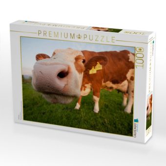 Produktbild: CALVENDO Puzzle Kuhnase | 1000 Teile Lege-Gr&ouml;&szlig;e 64x48cm Foto-Puzzle f&uuml;r gl&uuml;ckliche Stunden