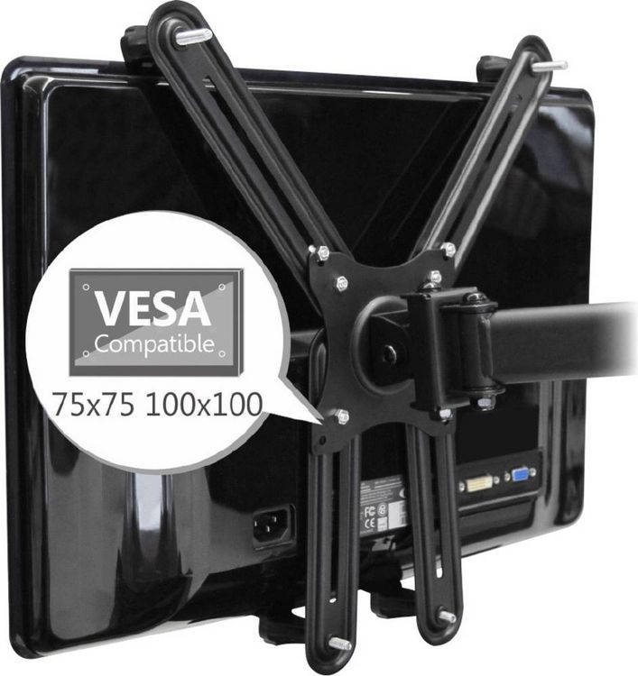 Produktbild: SpeaKa Professional VESA-Adapter Passend f&uuml;r Serie (Halter): Universal Schwarz