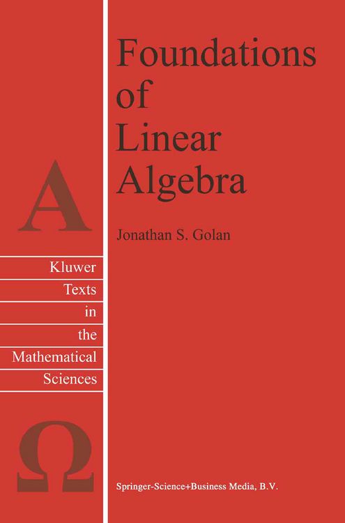 Produktbild: Foundations of Linear Algebra