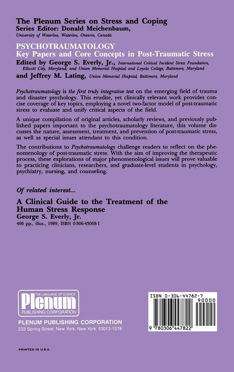 Produktbild: Psychotraumatology