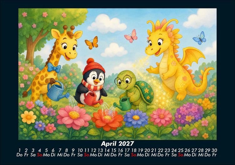 Produktbild: Nala, Pico & Taz in der Drachenwelt 2027 Fotokalender DIN A5