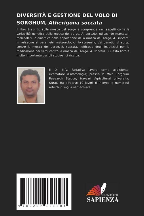Produktbild: Diversit&agrave; E Gestione Del Volo Di Sorghum, Atherigona Soccata