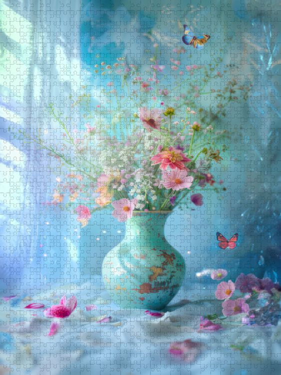 Produktbild: CALVENDO Puzzle Blumen | 1000 Teile Lege-Gr&ouml;&szlig;e 64x48cm Foto-Puzzle f&uuml;r gl&uuml;ckliche Stunden