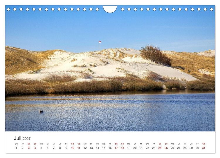 Produktbild: Amrum - Perle der Nordsee (Wandkalender 2027 DIN A4 quer), CALVENDO Monatskalender