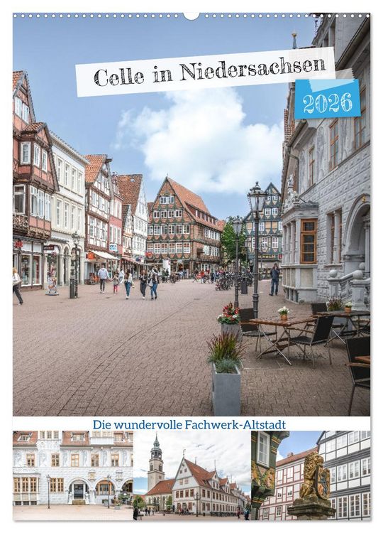 Produktbild: Celle in Niedersachsen (Wandkalender 2026 DIN A2 hoch), CALVENDO Monatskalender