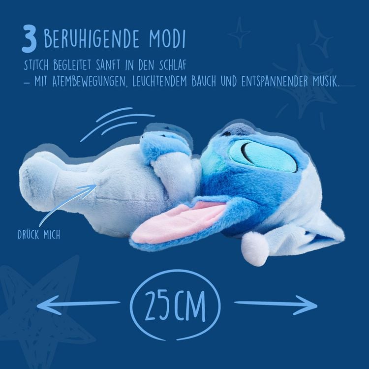 Produktbild: Disney Schlafender Stitch, 31cm
