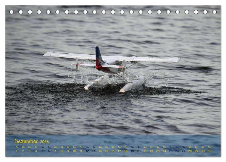 Produktbild: Abenteuer Wasserflug (Tischkalender 2026 DIN A5 quer), CALVENDO Monatskalender
