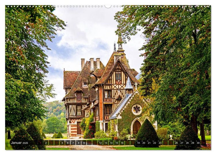 Produktbild: Blickpunkte der Normandie (Wandkalender 2026 DIN A2 quer), CALVENDO Monatskalender