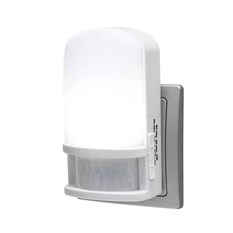 Produktbild: PENTATECH AN05 33322 LED-Nachtlicht mit Bewegungsmelder LED Neutralwei&szlig; Wei&szlig;