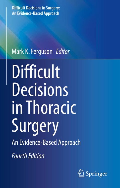 Produktbild: Difficult Decisions in Thoracic Surgery