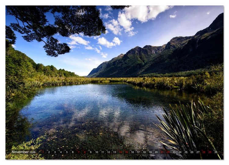 Produktbild: Neuseeland - Entdeckungen am Ende der Welt (Wandkalender 2026 DIN A3 quer), CALVENDO Monatskalender