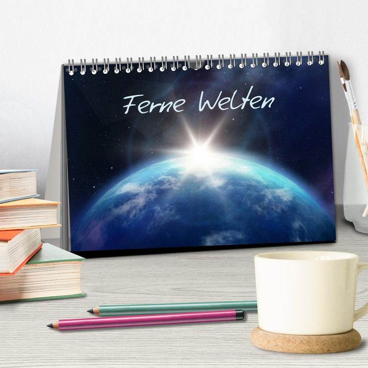 Produktbild: Ferne Welten (Tischkalender 2026 DIN A5 quer), CALVENDO Monatskalender