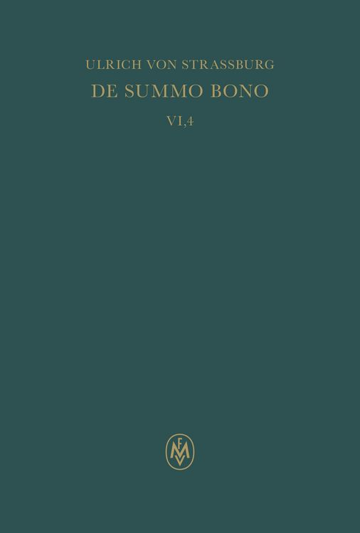 Produktbild: De summo bono, liber VI, tractatus 4, 16 - 5, 1. Index rerum notabilium