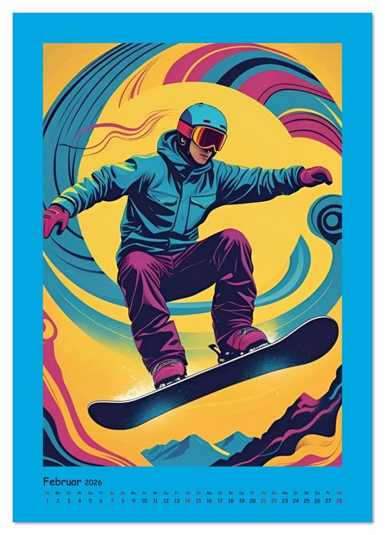 Produktbild: Olympische Sportarten (hochwertiger Premium Wandkalender 2026 DIN A2 hoch), Kunstdruck in Hochglanz