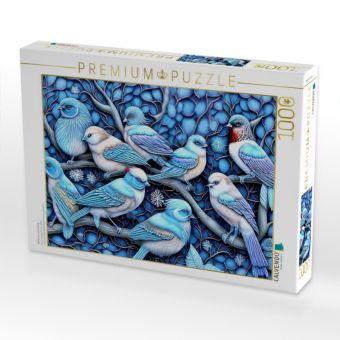 Produktbild: CALVENDO Puzzle Winterversammlung | 1000 Teile Lege-Gr&ouml;&szlig;e 64x48cm Foto-Puzzle f&uuml;r gl&uuml;ckliche Stunden