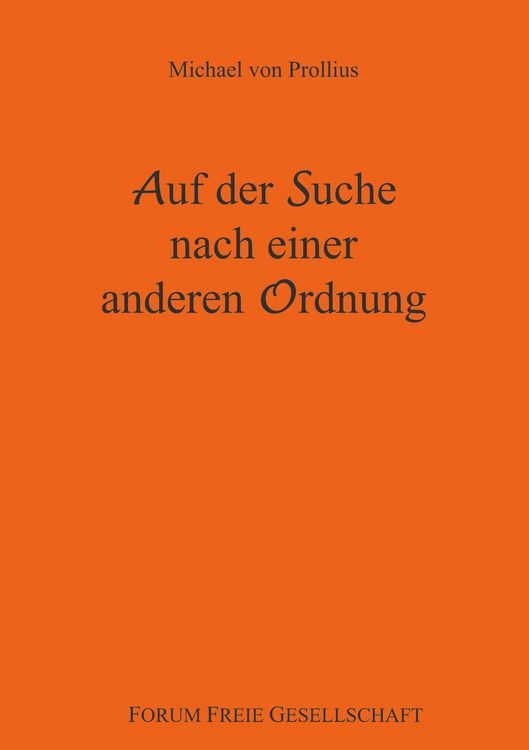 Produktbild: Auf der Suche nach einer anderen Ordnung