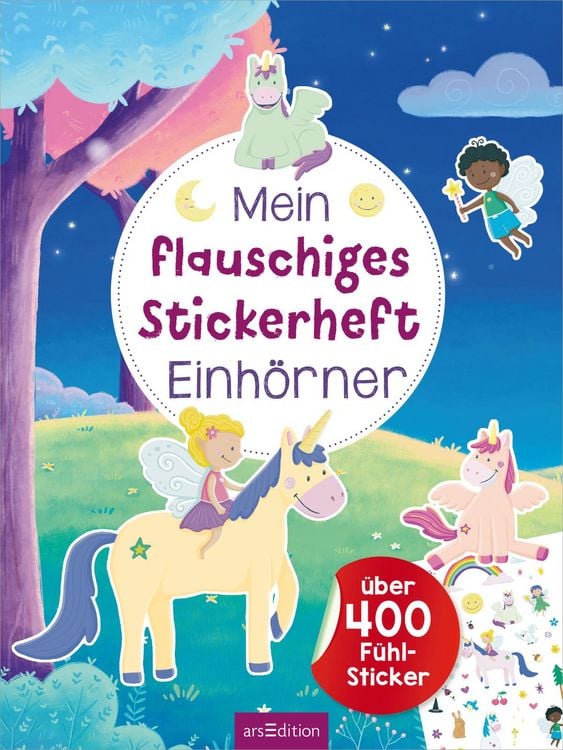 Produktbild: Mein flauschiges Stickerheft &ndash; Einh&ouml;rner