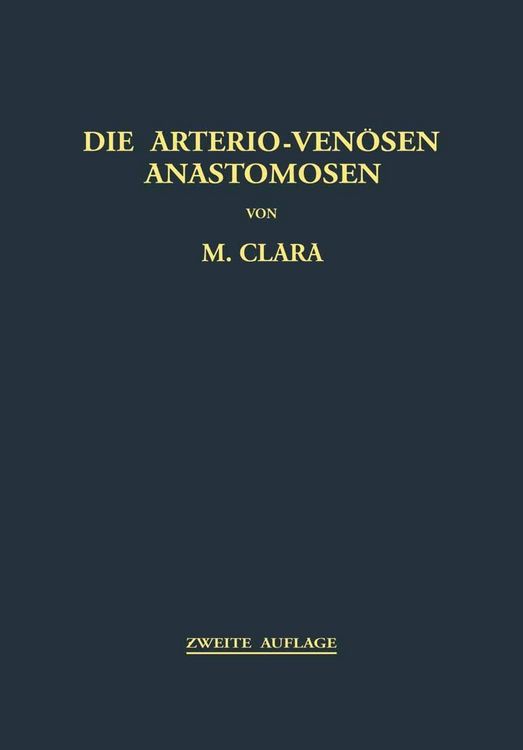 Produktbild: Die Arterio-Ven&ouml;sen Anastomosen