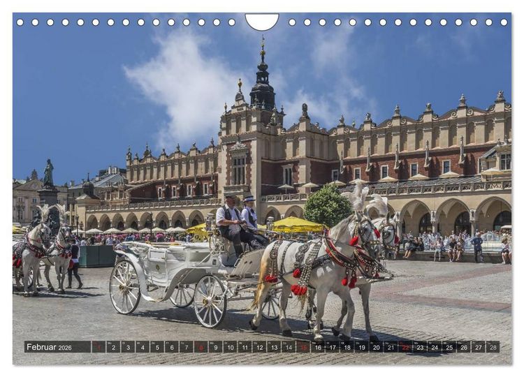 Produktbild: Ein Wochenende in Krakau (Wandkalender 2026 DIN A4 quer), CALVENDO Monatskalender