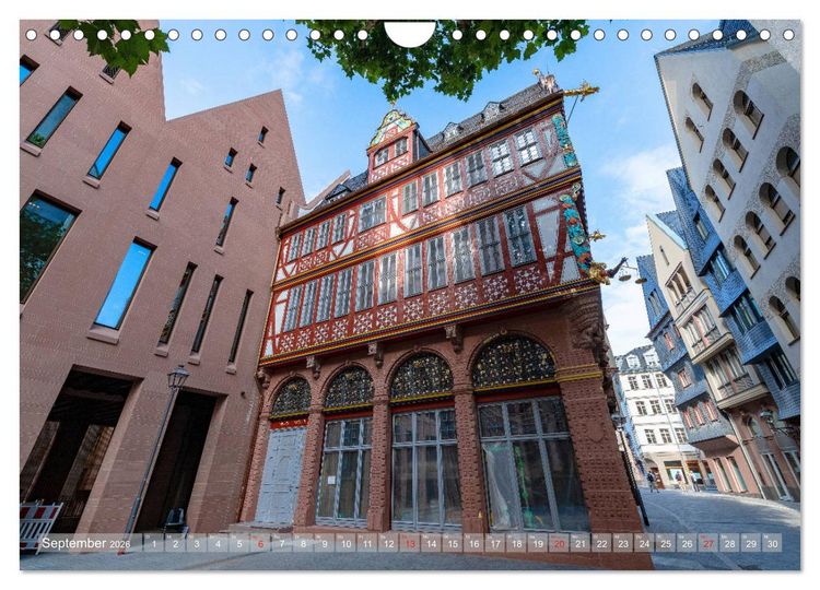 Produktbild: Frankfurts Neue Altstadt (Wandkalender 2026 DIN A4 quer), CALVENDO Monatskalender