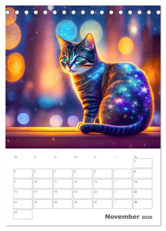 Produktbild: Liebenswerte Hunde und Katzen (Tischkalender 2026 DIN A5 hoch), CALVENDO Monatskalender