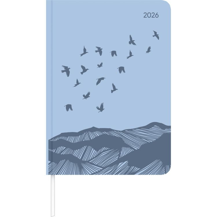 Produktbild: Lady Journal Grande Deluxe Sky 2026 - Taschen-Kalender A5 (15x21 cm) - Tucson Einband - mit Motivprägung - Weekly - 128 Seiten - Alpha Edition