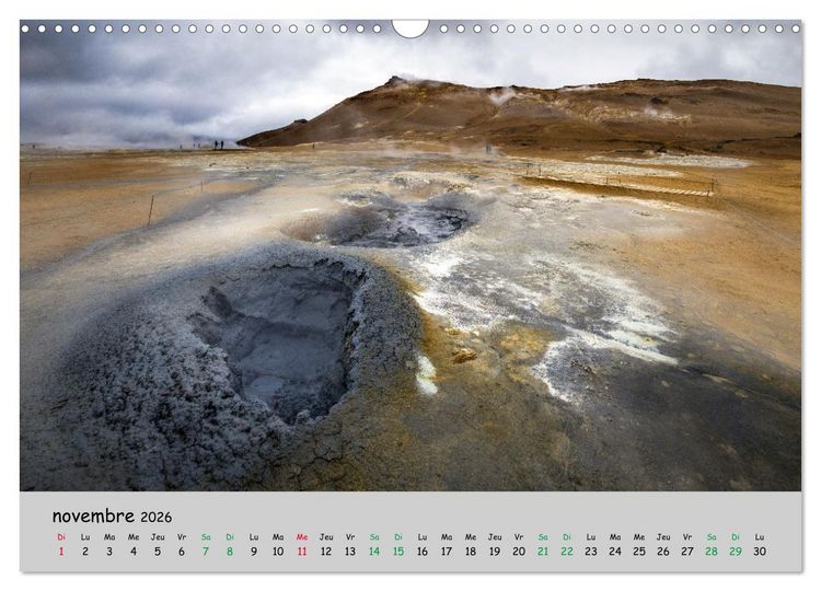 Produktbild: Surprenante Islande (Calendrier mural 2026 DIN A3 vertical), CALVENDO calendrier mensuel