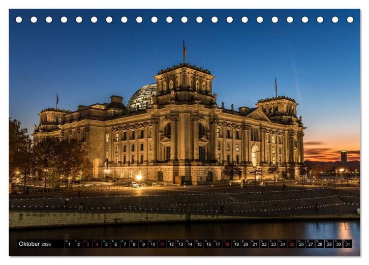 Produktbild: Berlin - Bilder einer Metropole (Tischkalender 2026 DIN A5 quer), CALVENDO Monatskalender