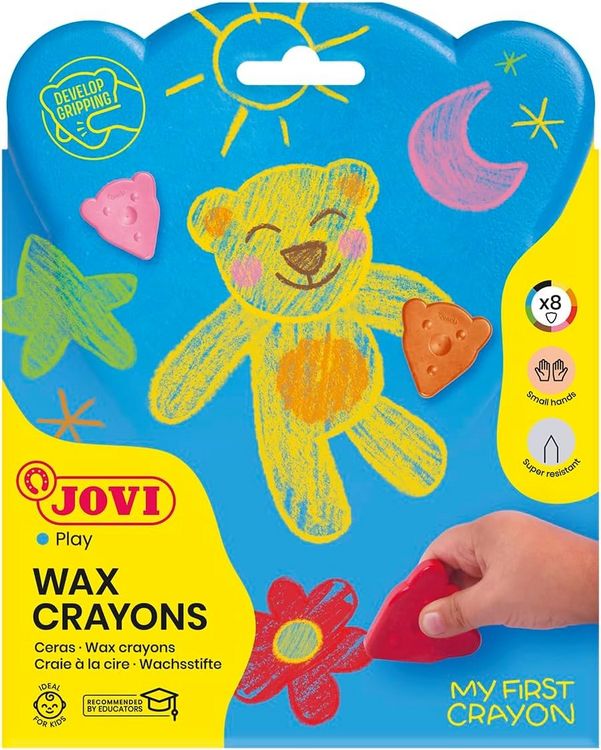 Produktbild: JOVI - L'OURS MAGIQUE Wachsmalstifte, 8er Set