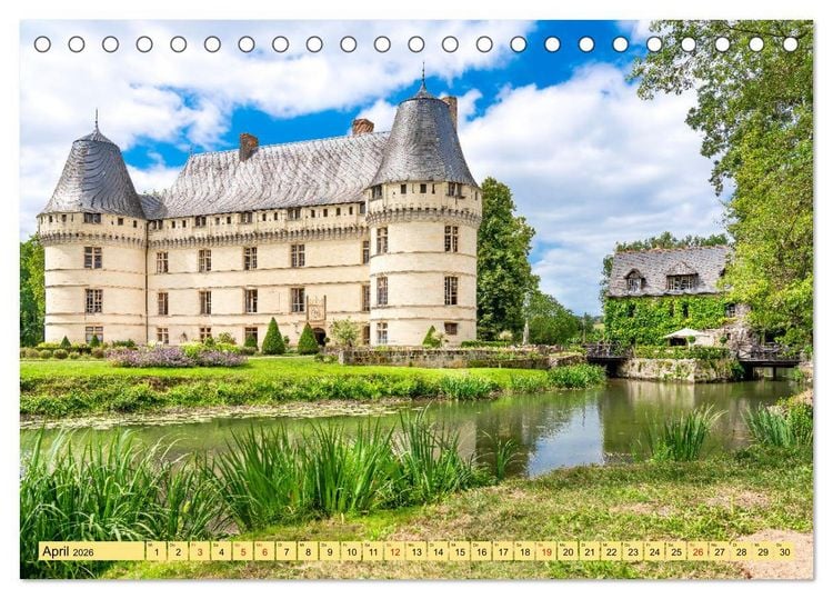 Produktbild: Ch&acirc;teaux. Im Tal der Loire (Tischkalender 2026 DIN A5 quer), CALVENDO Monatskalender