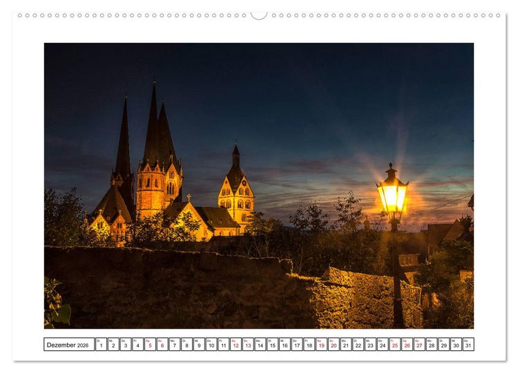 Produktbild: Marienkirche Gelnhausen (hochwertiger Premium Wandkalender 2026 DIN A2 quer), Kunstdruck in Hochglanz